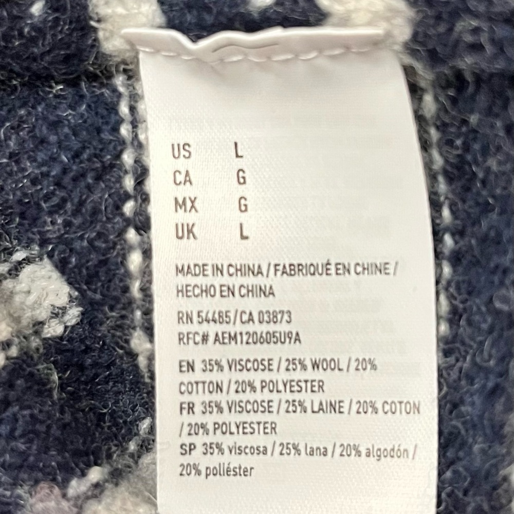 American Eagle Men’s Striped Sweater Size Large - Picture 5 of 7
